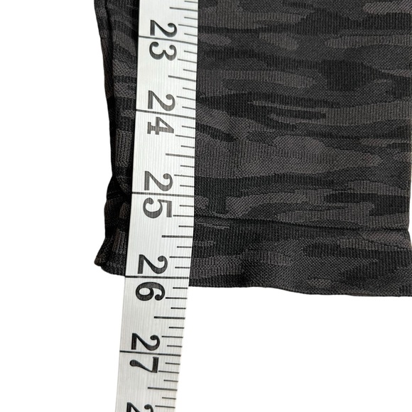 Assets Spanx Black Gray Camo Shaping Leggings XL - Picture 7 of 7